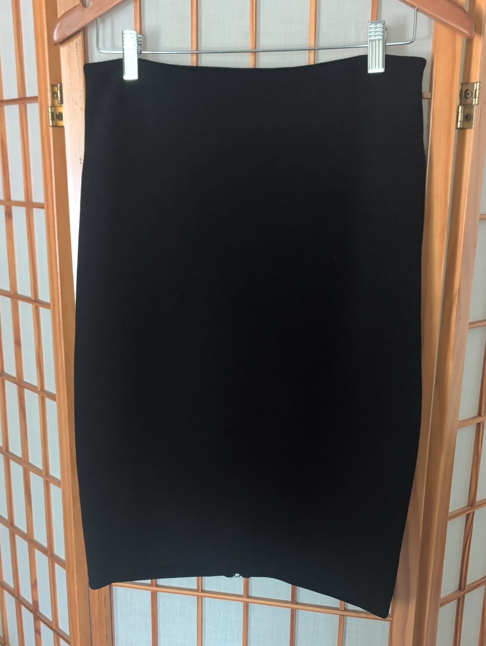 Classic Black Pencil Skirt